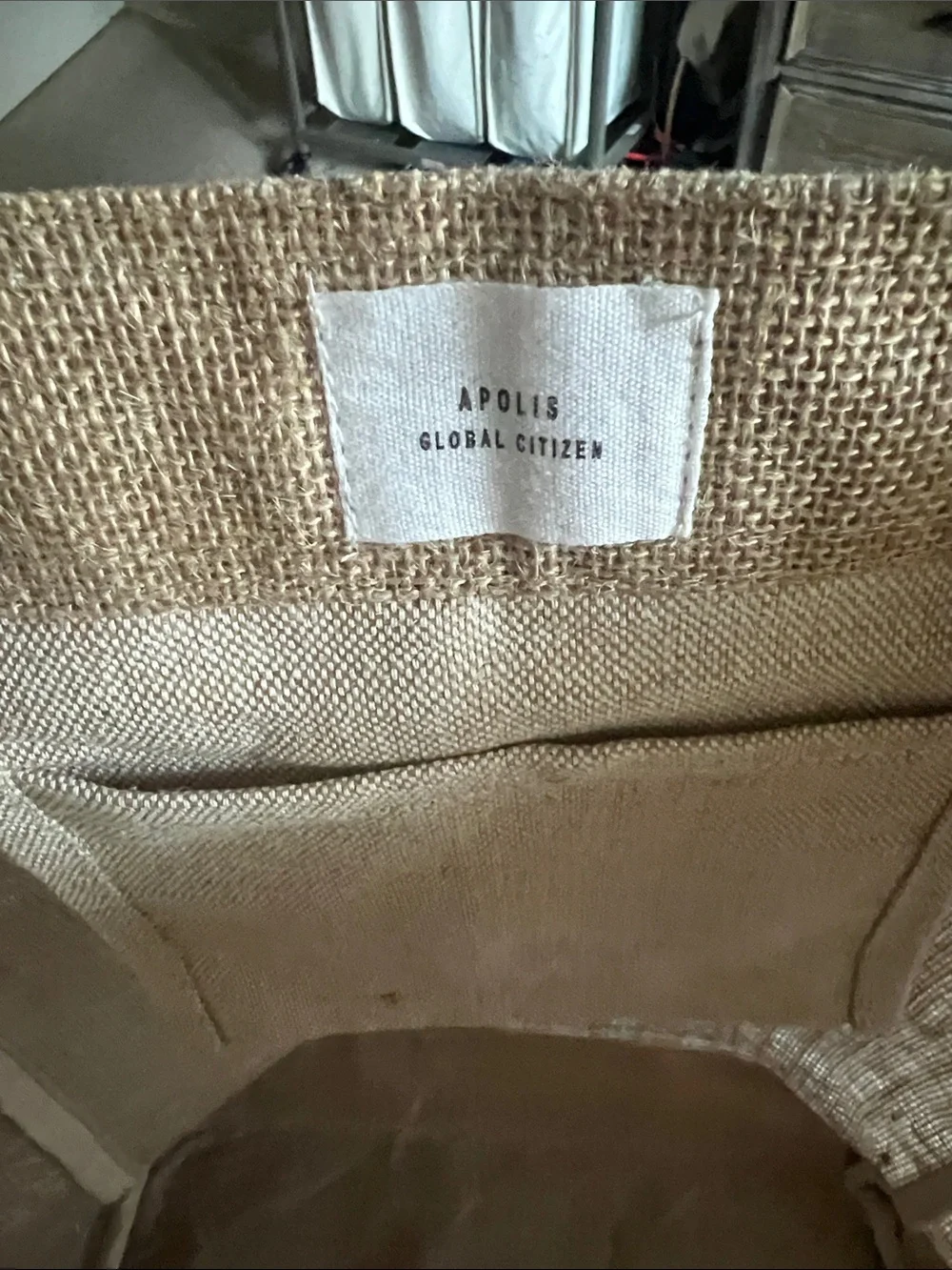 Global Citizen Jute Market Tote Bag - Tan